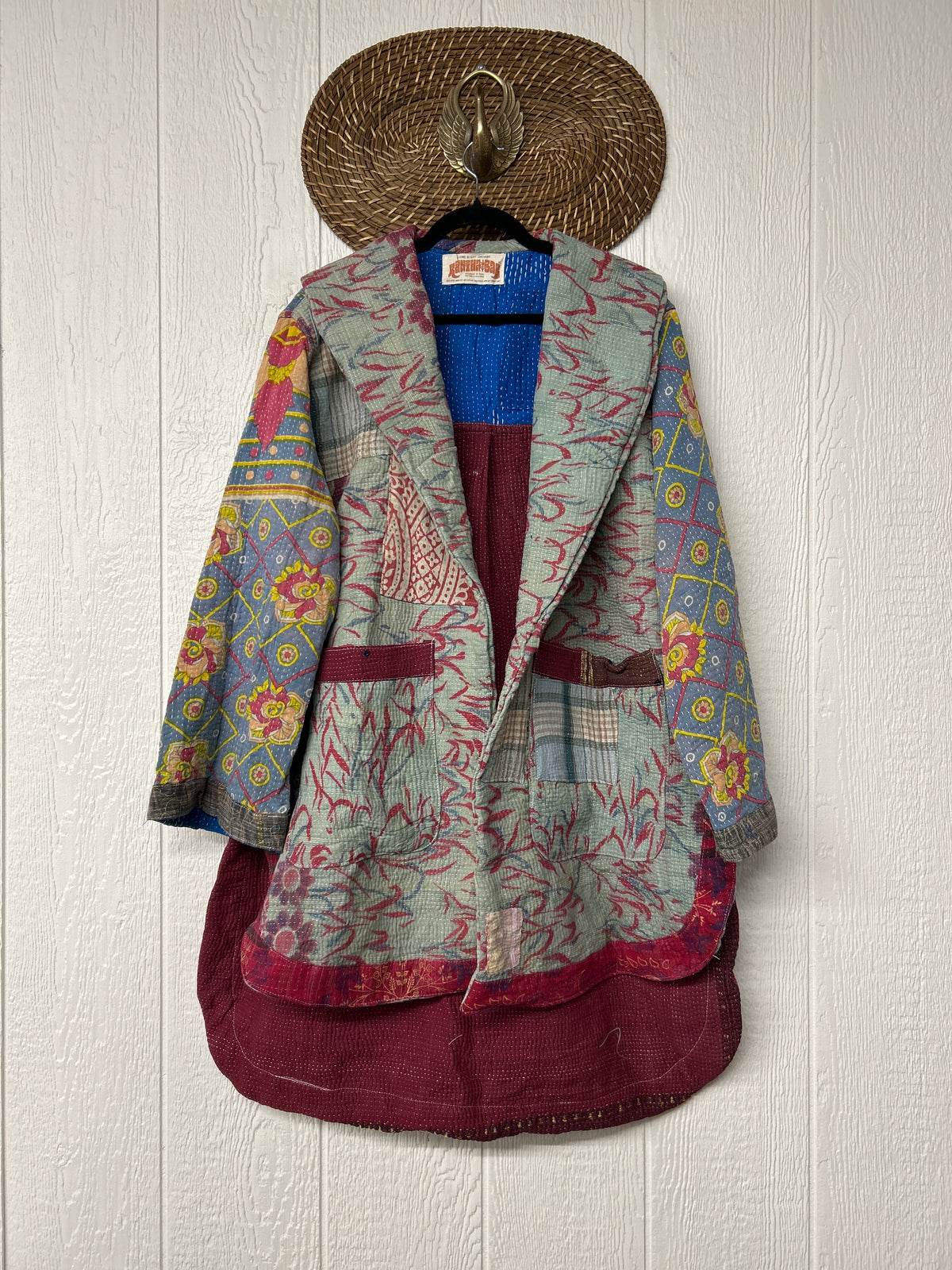 Fine Kantha Drifter Coat 1026 183