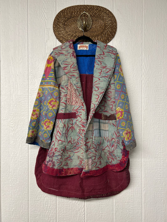 Fine Kantha Drifter Coat 1026 183