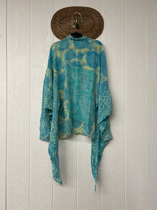 Crepe Sari Nirvana Button Down 1125 131