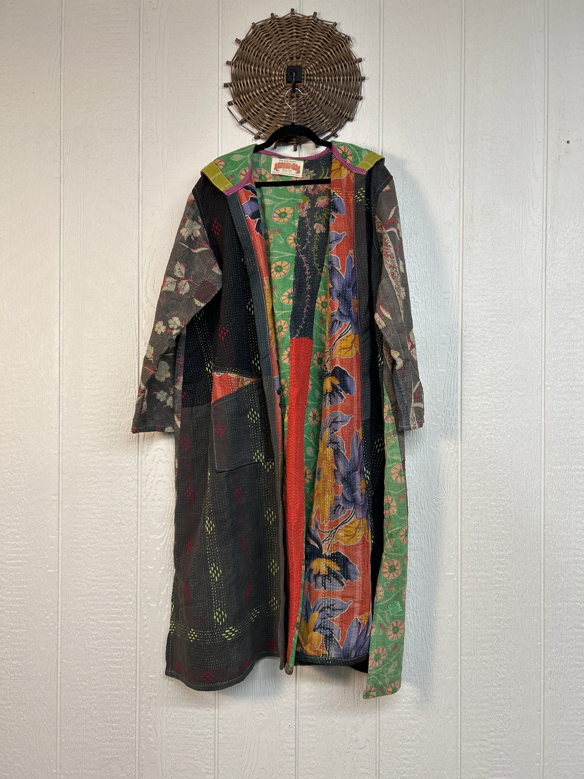 Fine Kantha Rising Sun Coat 1026 084