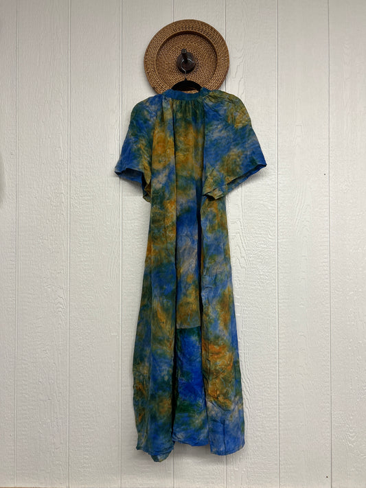 Crepe Sari Summer Woodstock Duster 0626 038