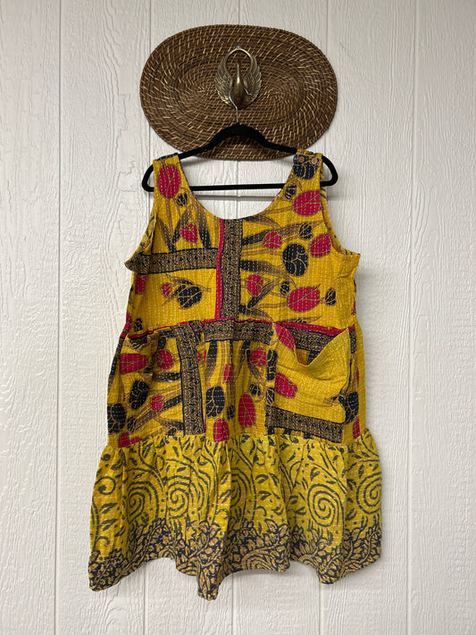 Kantha Meadow Mini Dress 0625 146