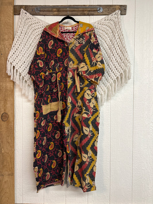 Kantha Zen Hoodie Jumpsuit 0925 259