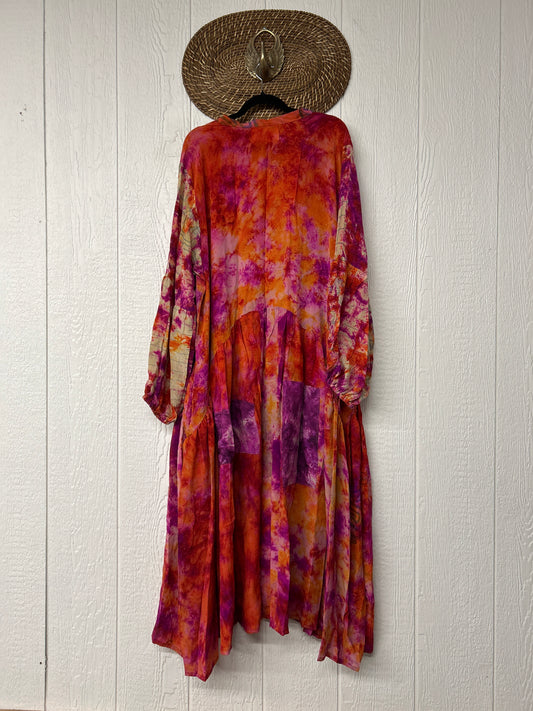 Crepe Sari Evermore Kimono 1026 097