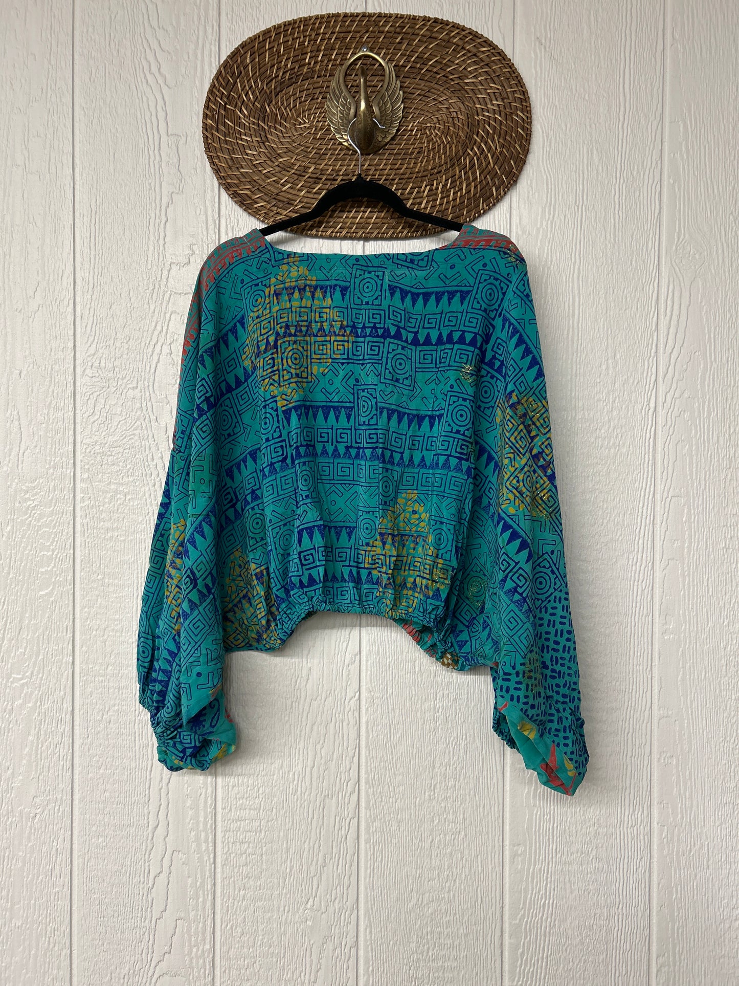 Crepe Sari Luna Crop Top 0126 246