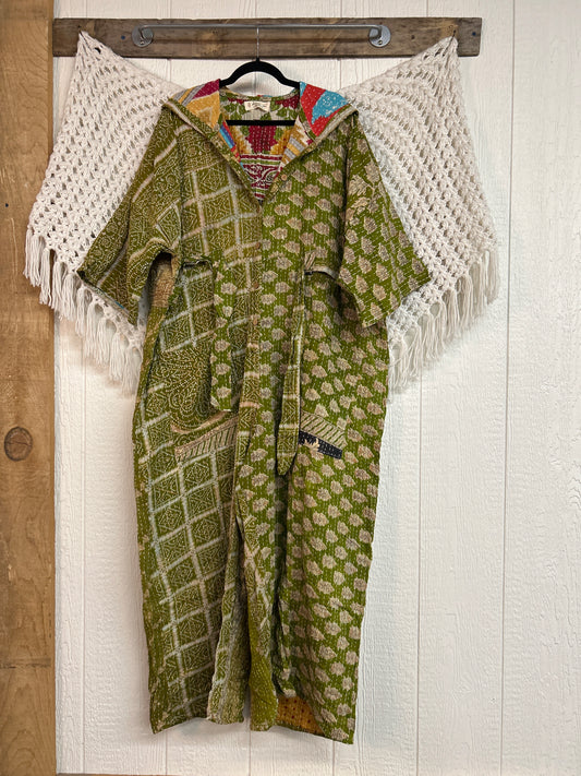 Kantha Zen Hoodie Jumpsuit 0925 239