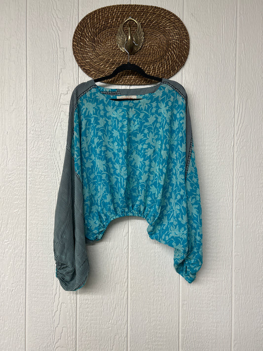 Crepe Sari Luna Crop Top 0126 142