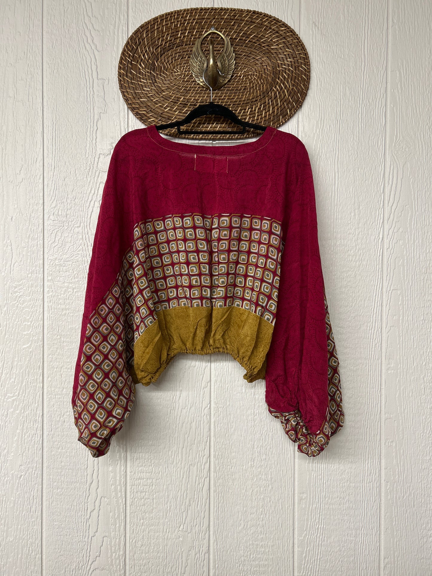 Crepe Sari Luna Crop Top 0126 271