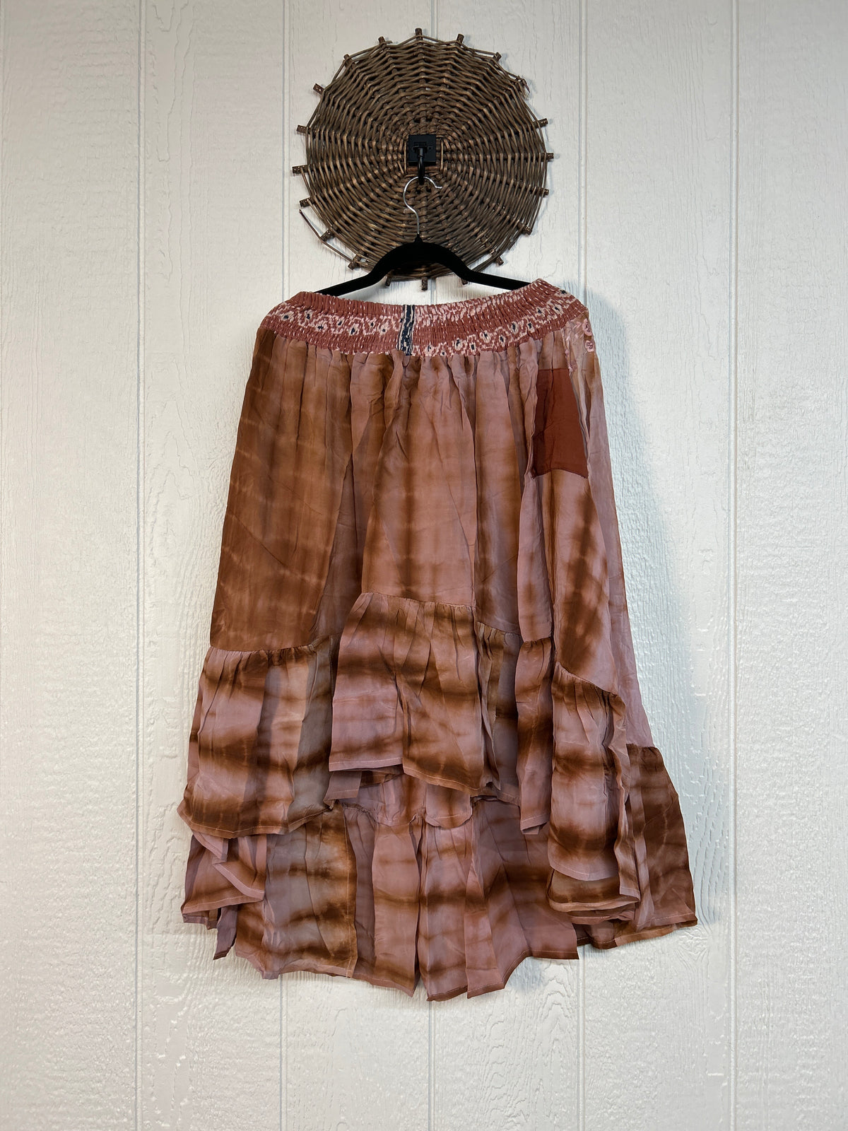 Crepe Sari Dahlia Skirt 1026 214