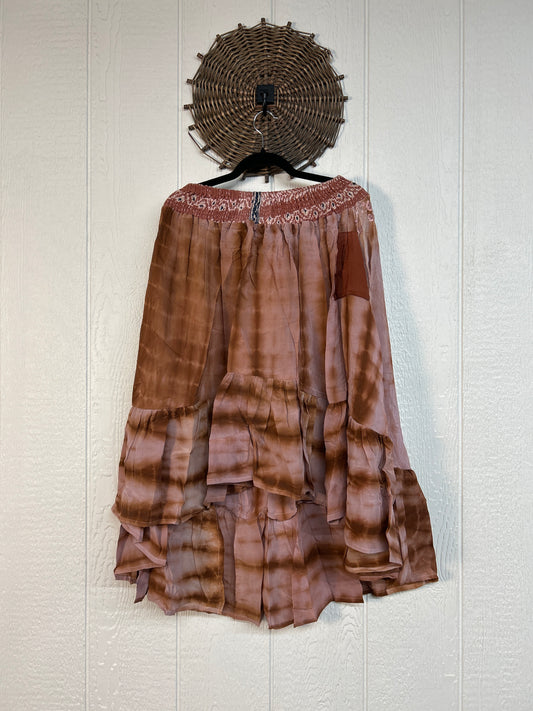 Crepe Sari Dahlia Skirt 1026 214