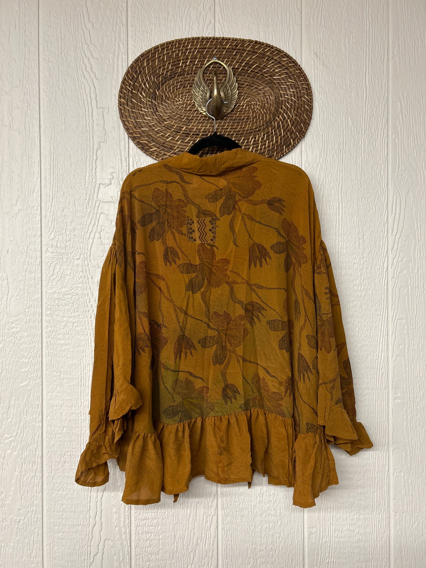 Crepe Sari Wild Rose Top 1225 166