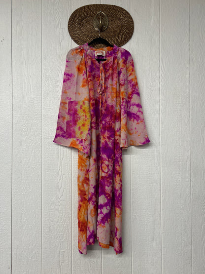 Crepe Sari Woodstock Duster Dress 0226 061