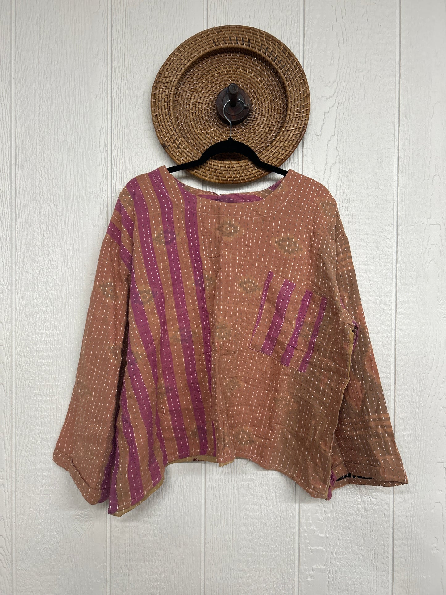 Pareo Kantha Wanderer Pocket Crop Top 0226 027