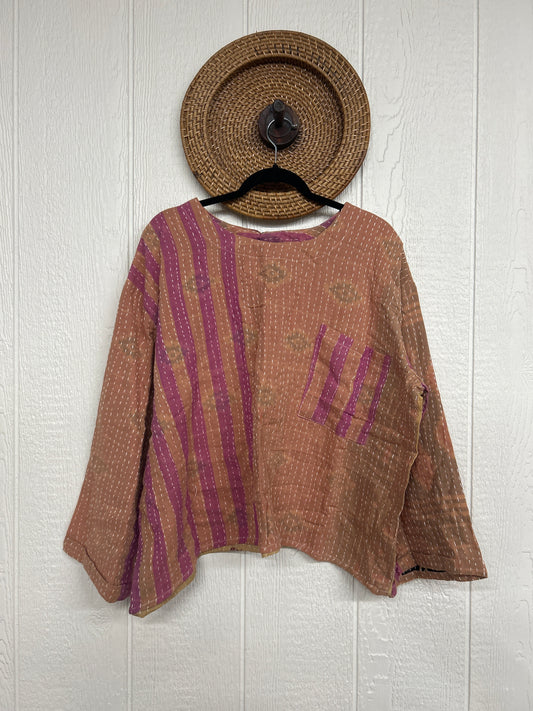 Pareo Kantha Wanderer Pocket Crop Top 0226 027