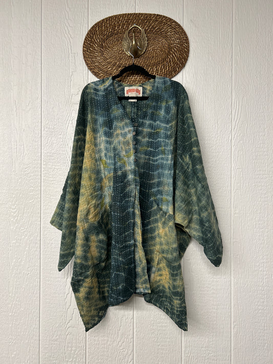 Pareo Kantha Gaia Split Tunic 0526 024