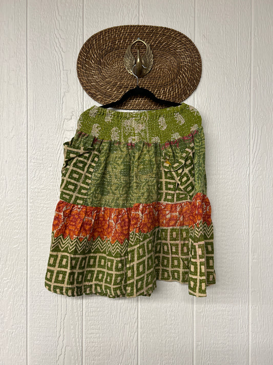 Pareo Kantha Meadow Skirt 0826 262