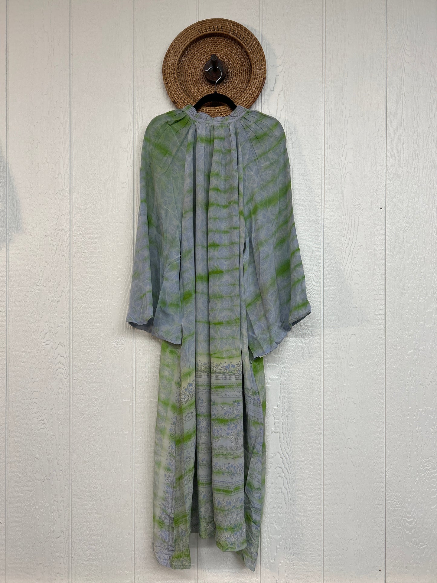 Crepe Sari Woodstock Duster Dress 0226 224