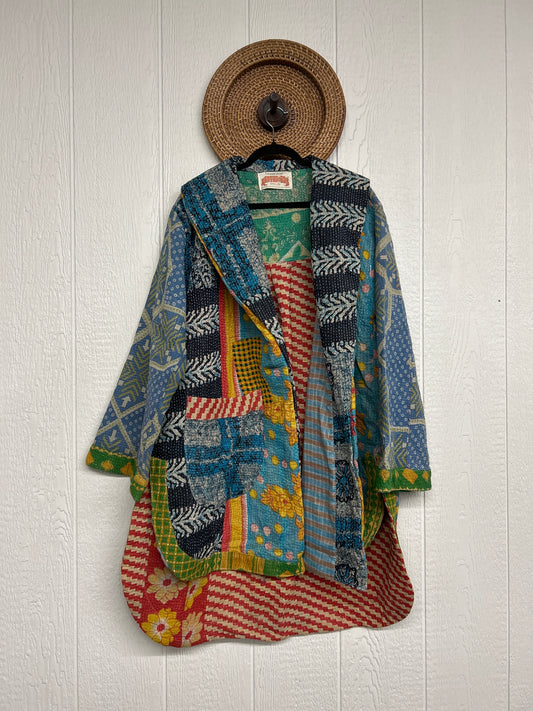 Fine Kantha Drifter Coat 1026 218
