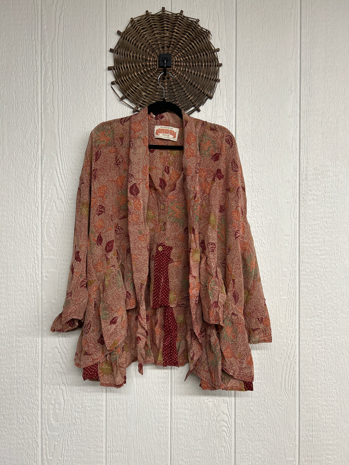 Crepe Sari Wild Rose Top 1026 120