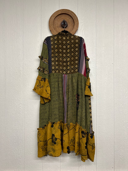 Crepe Sari Rhiannon Duster Dress 0226 179