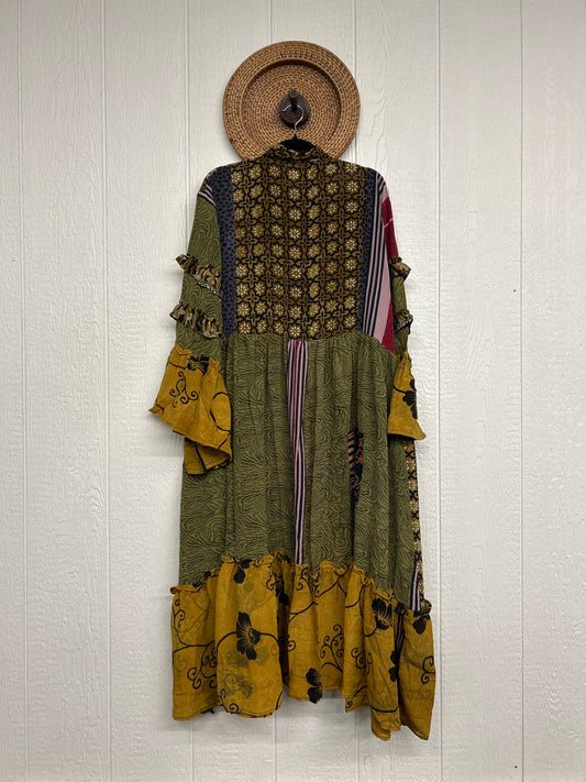 Crepe Sari Rhiannon Duster Dress 0226 179