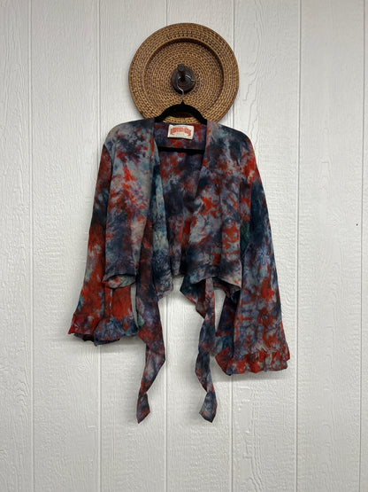 Crepe Sari Zeppelin Crop Shrug 0426 038