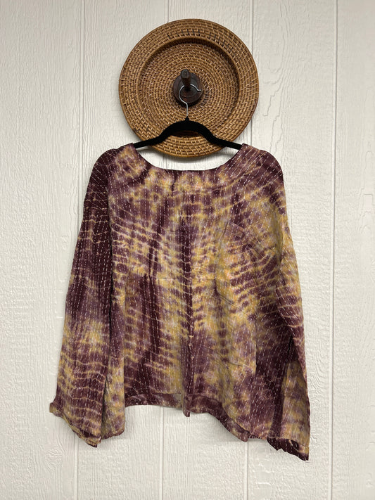 Pareo Kantha Wanderer Pocket Crop Top 0526 016