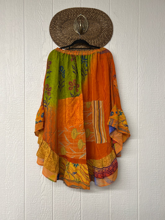 Crepe Wild Rose Skirt 1025 010