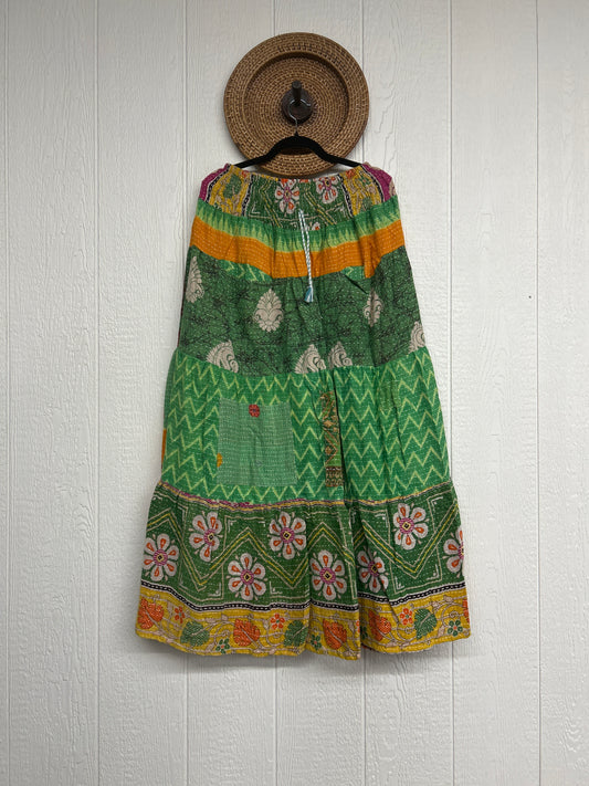 Pareo Kantha Lotus Maxi Skirt 0826 276