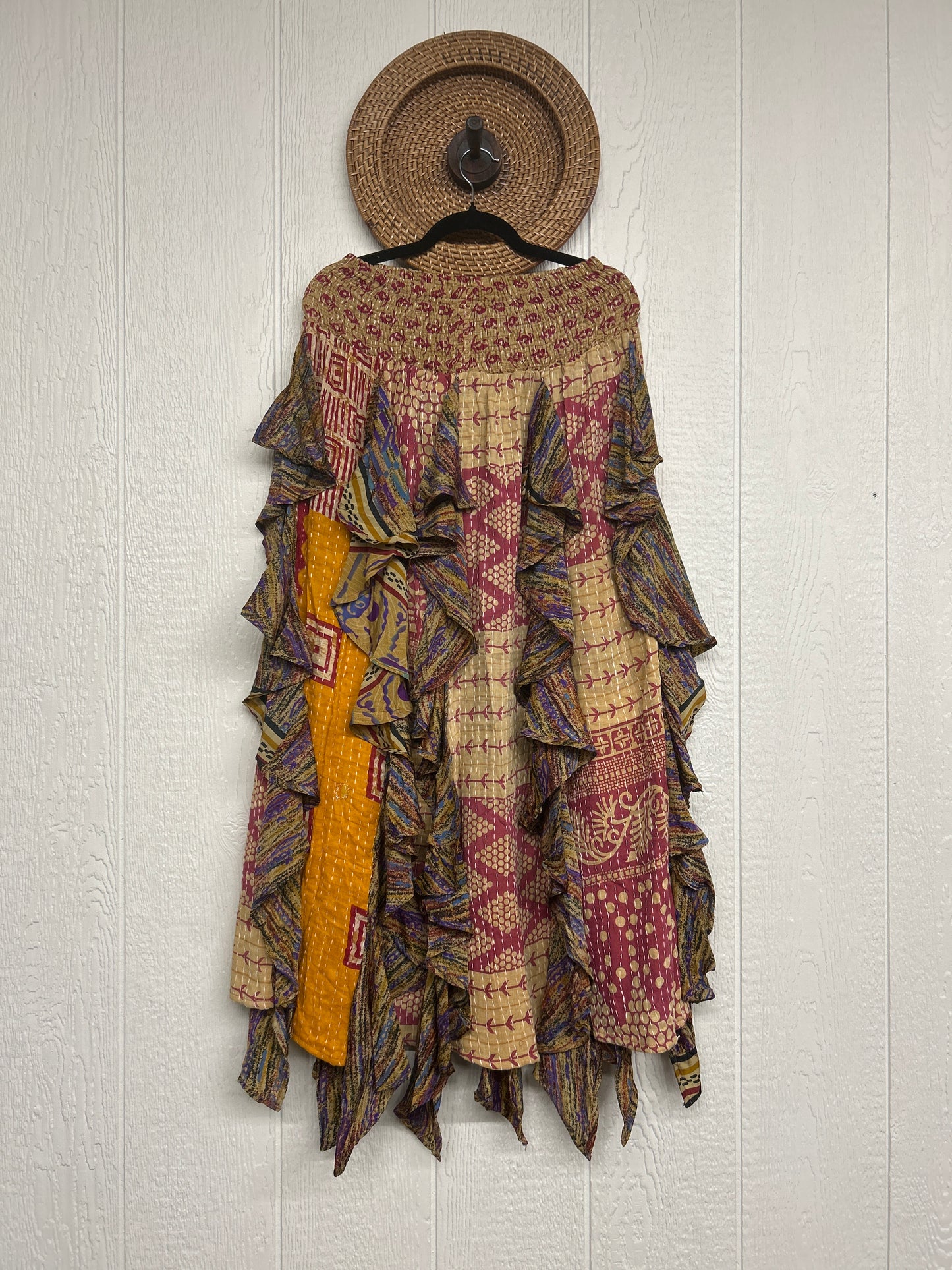 Pareo Kantha Willow Maxi Skirt 0826 095
