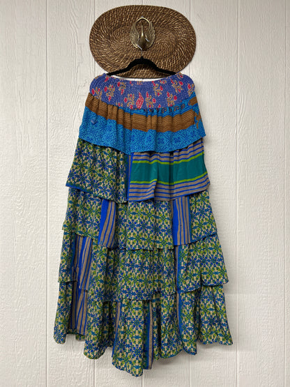 Rasgulla Sari Venus Ruffle Maxi 1125 090