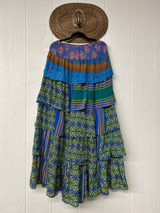 Rasgulla Sari Venus Ruffle Maxi 1125 090