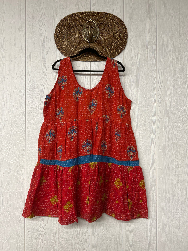Kantha Meadow Mini Dress 0425 091