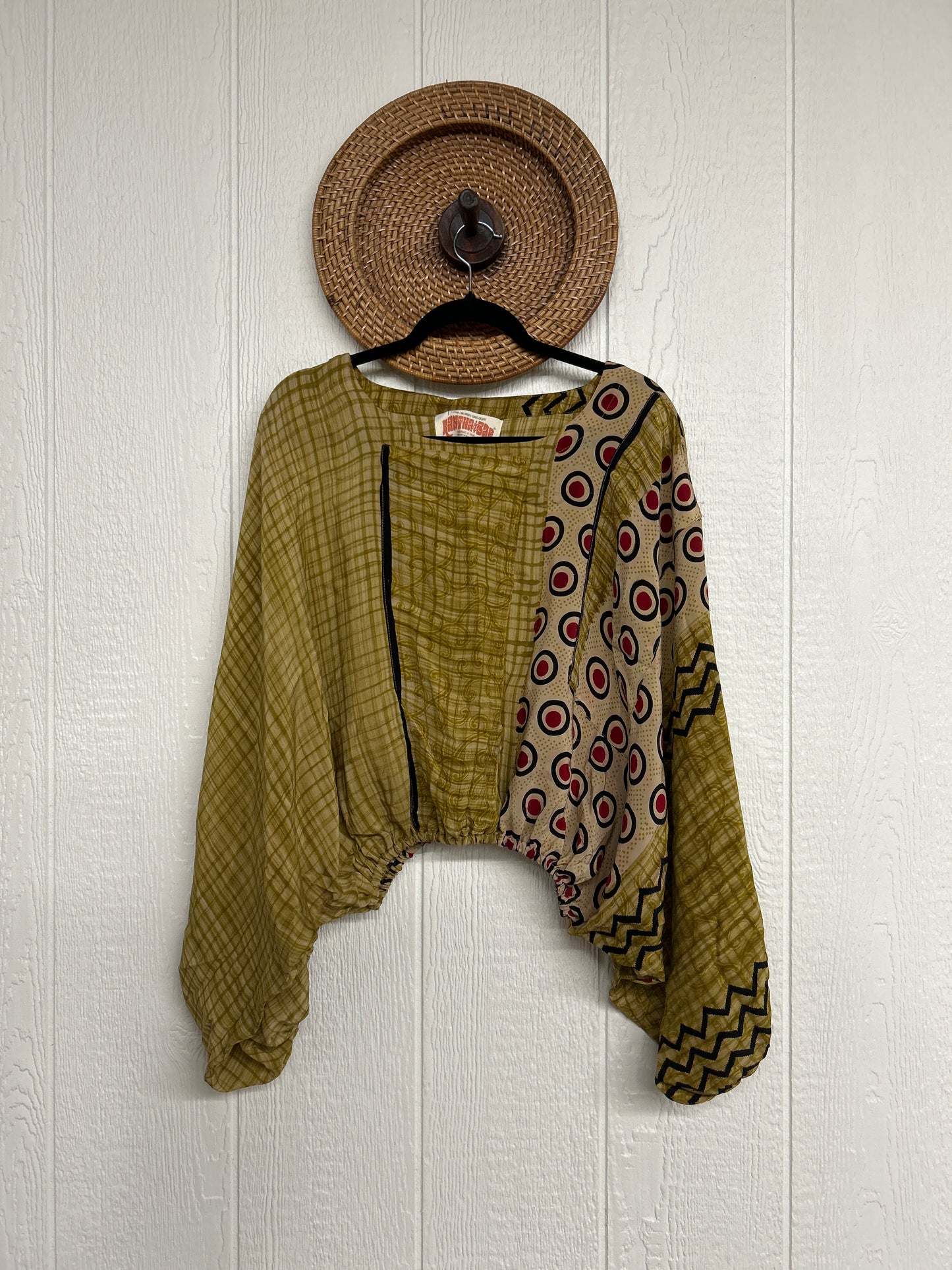 Crepe Sari Luna Crop Top 0126 073