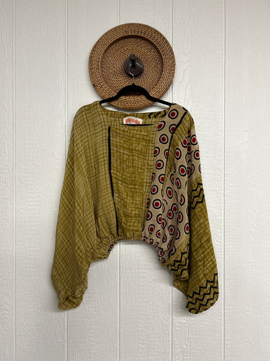 Crepe Sari Luna Crop Top 0126 073