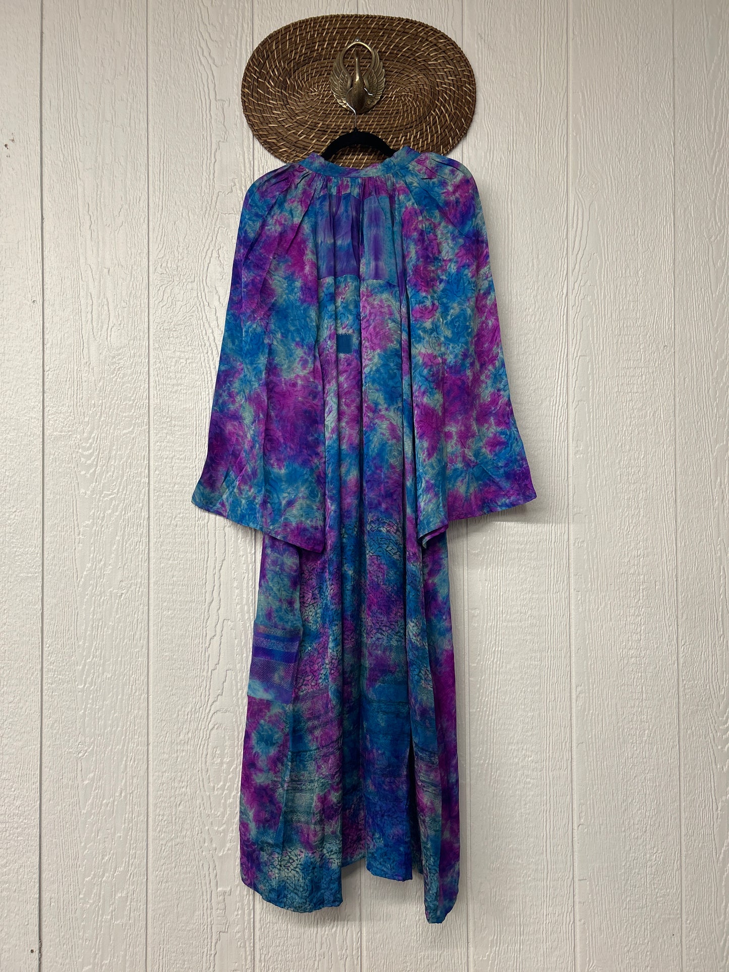 Crepe Sari Woodstock Duster Dress 0226 080