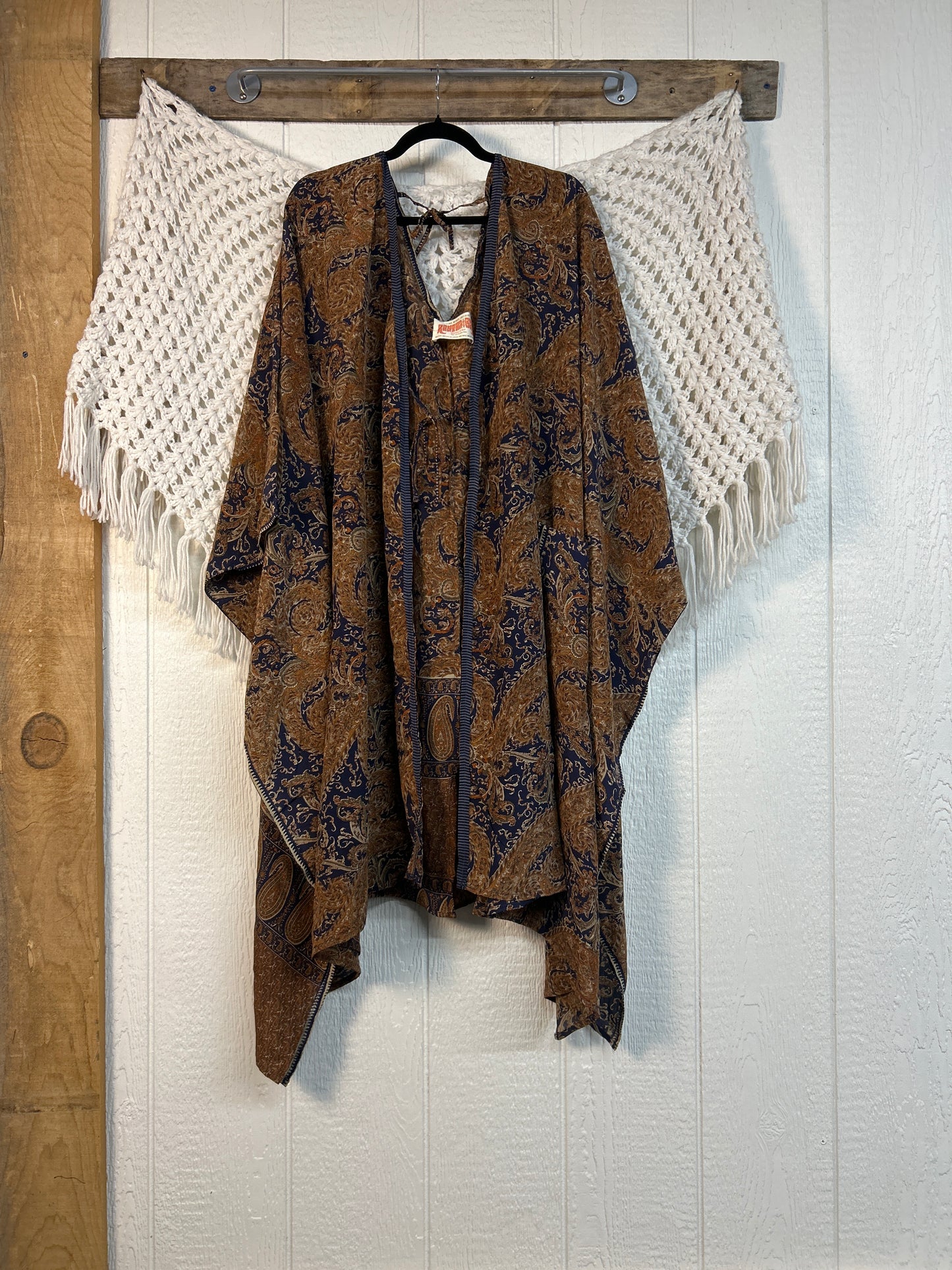 Crepe Sari Orchid Kimono 0626 235