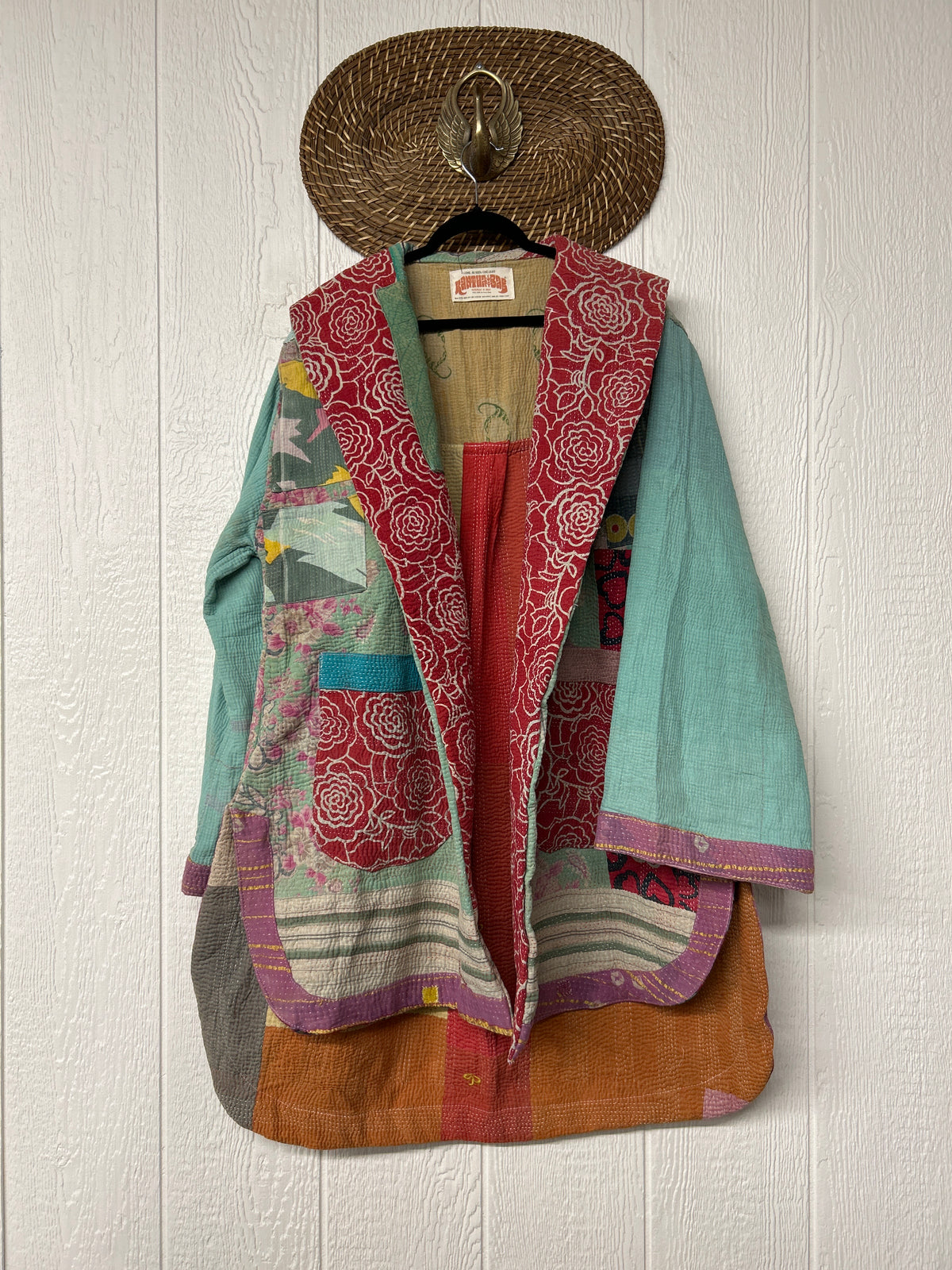 Fine Kantha Drifter Coat 1026 178