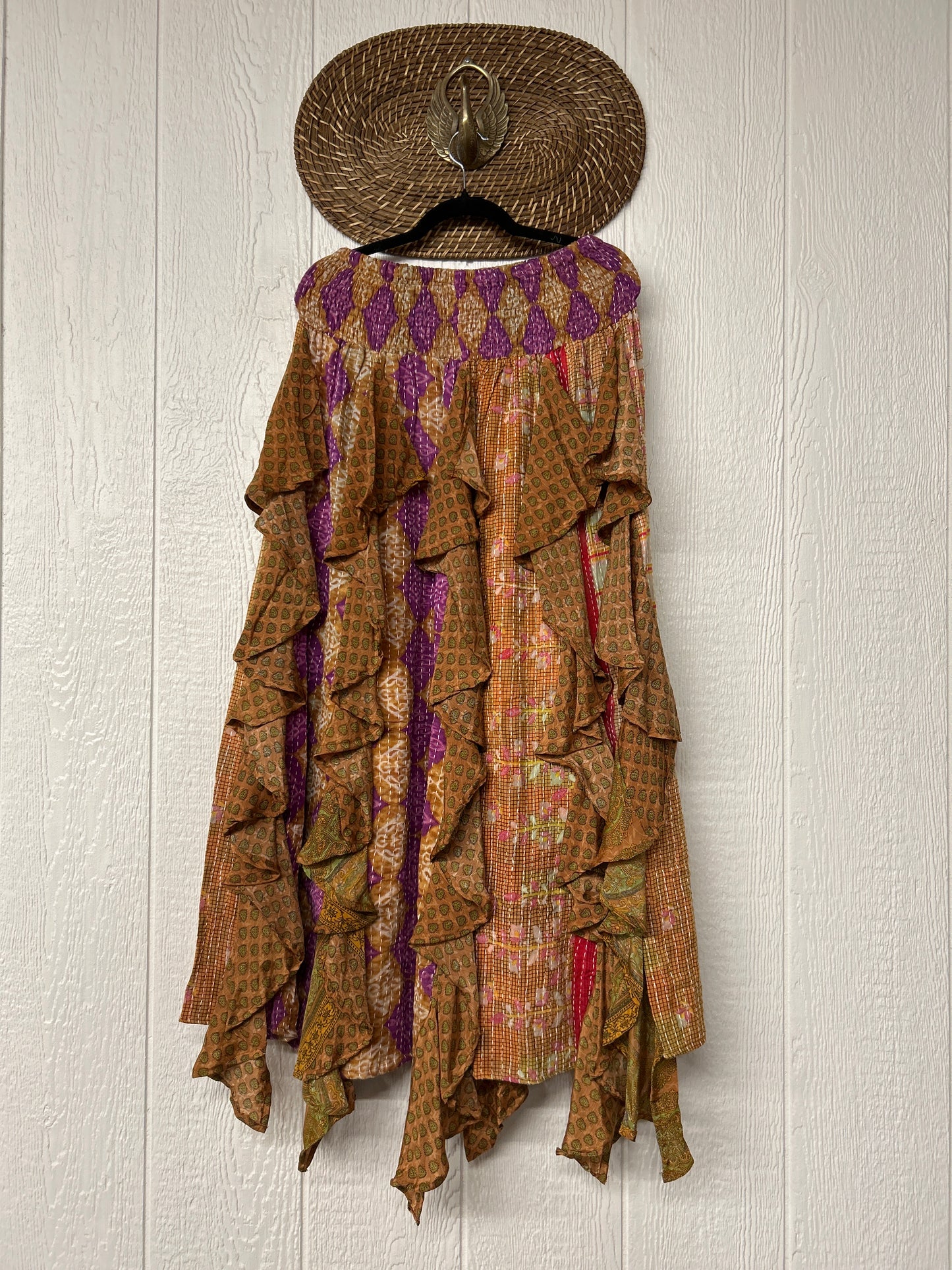 Pareo Kantha Willow Maxi Skirt 0826 190