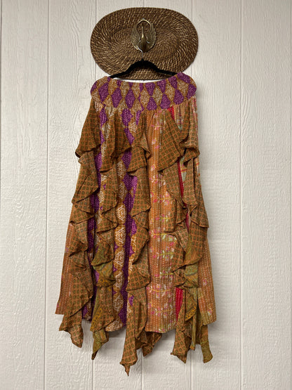 Pareo Kantha Willow Maxi Skirt 0826 190