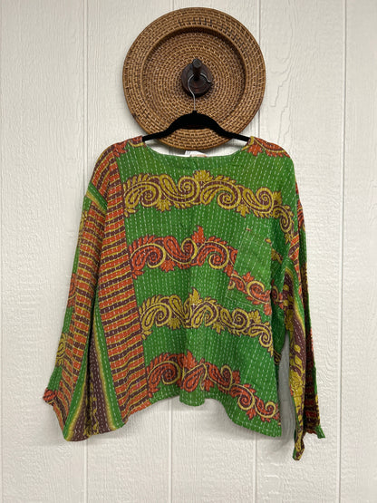 Pareo Kantha Wanderer Pocket Crop Top 0226 101