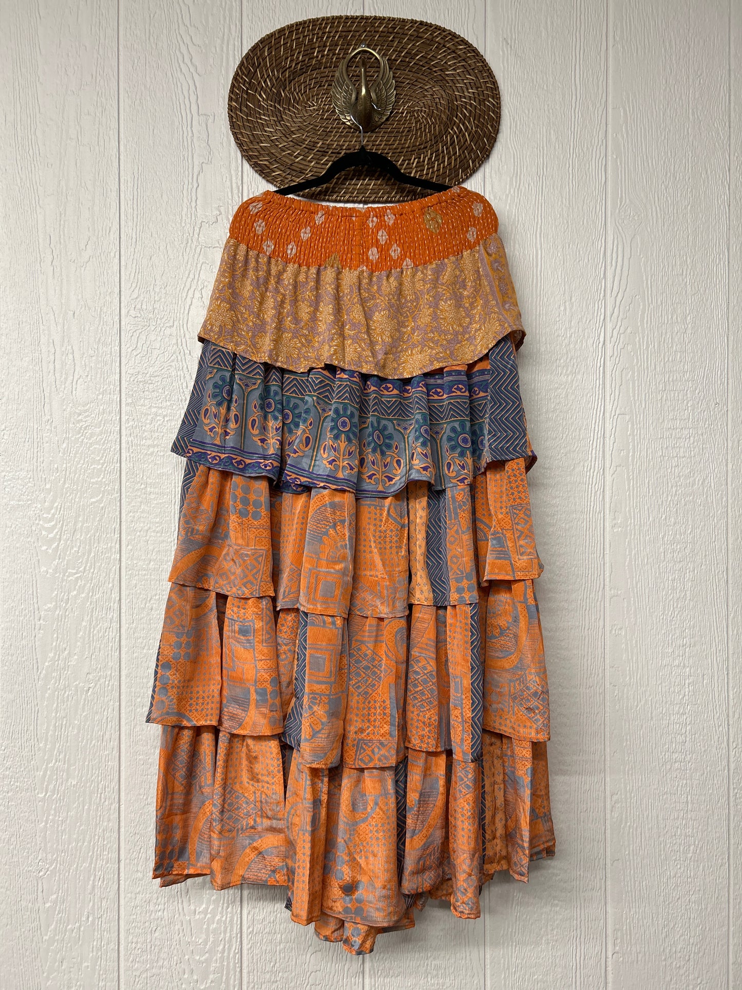 Rasgulla Sari Venus Ruffle Maxi 1125 027