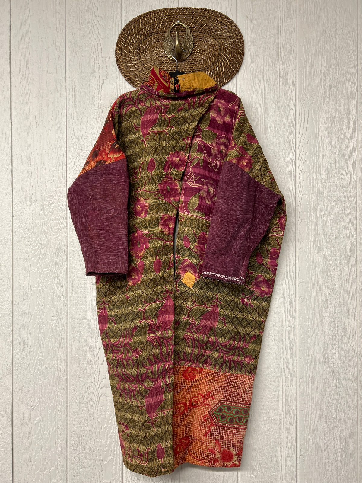Fine Kantha Cowl Split Pullover 1026 009