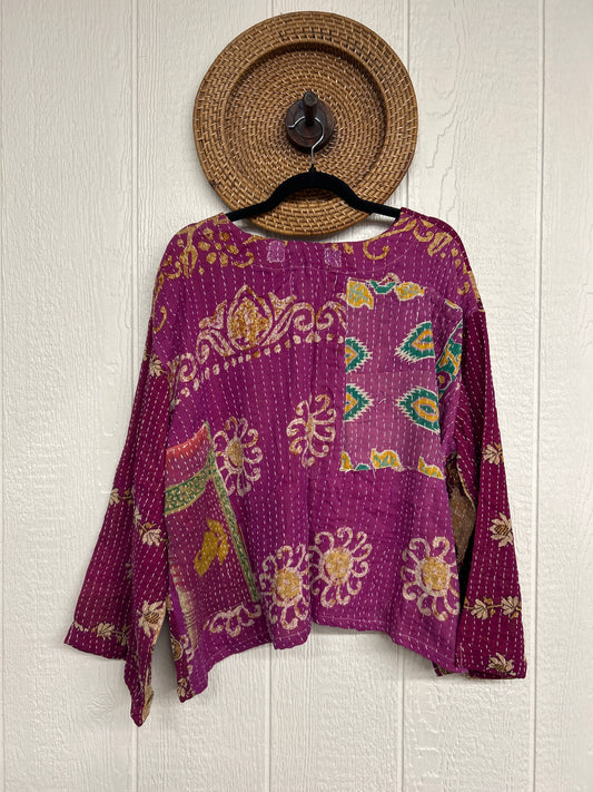 Pareo Kantha Wanderer Pocket Crop Top 0226 203
