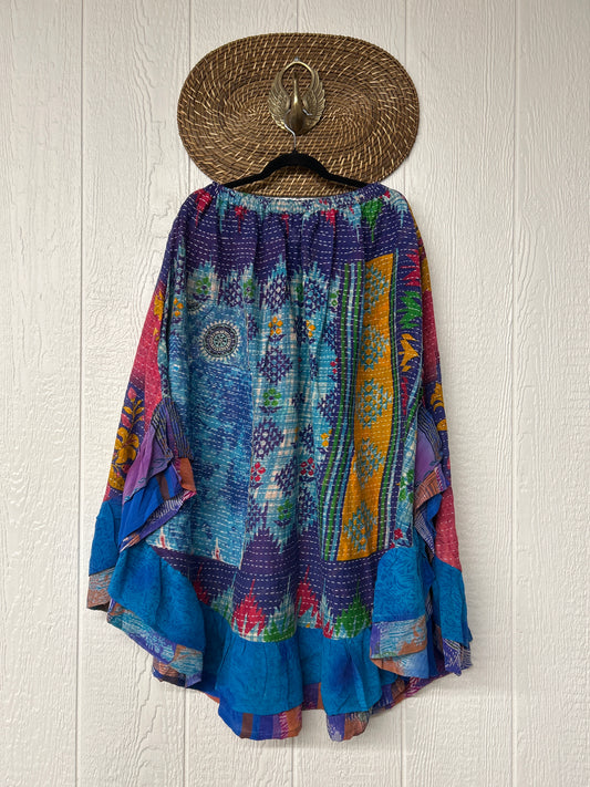 Pareo Kantha Wild Rose Skirt 0426 190