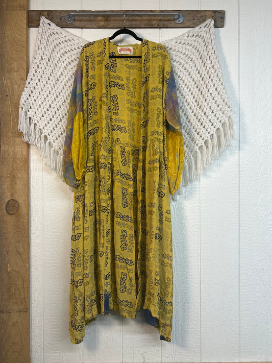 Crepe Sari Evermore Kimono 0326 033