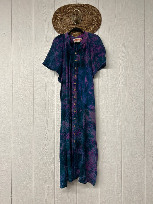 Crepe Sari Summer Woodstock Duster 0626 145