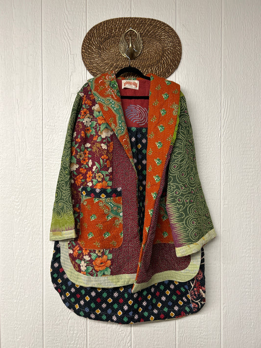 Fine Kantha Drifter Coat 1026 125