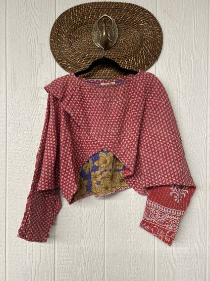 Pareo Kantha In Bloom Cropped Pullover 0326 253