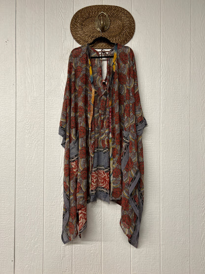 Crepe Sari Orchid Kimono 0626 149